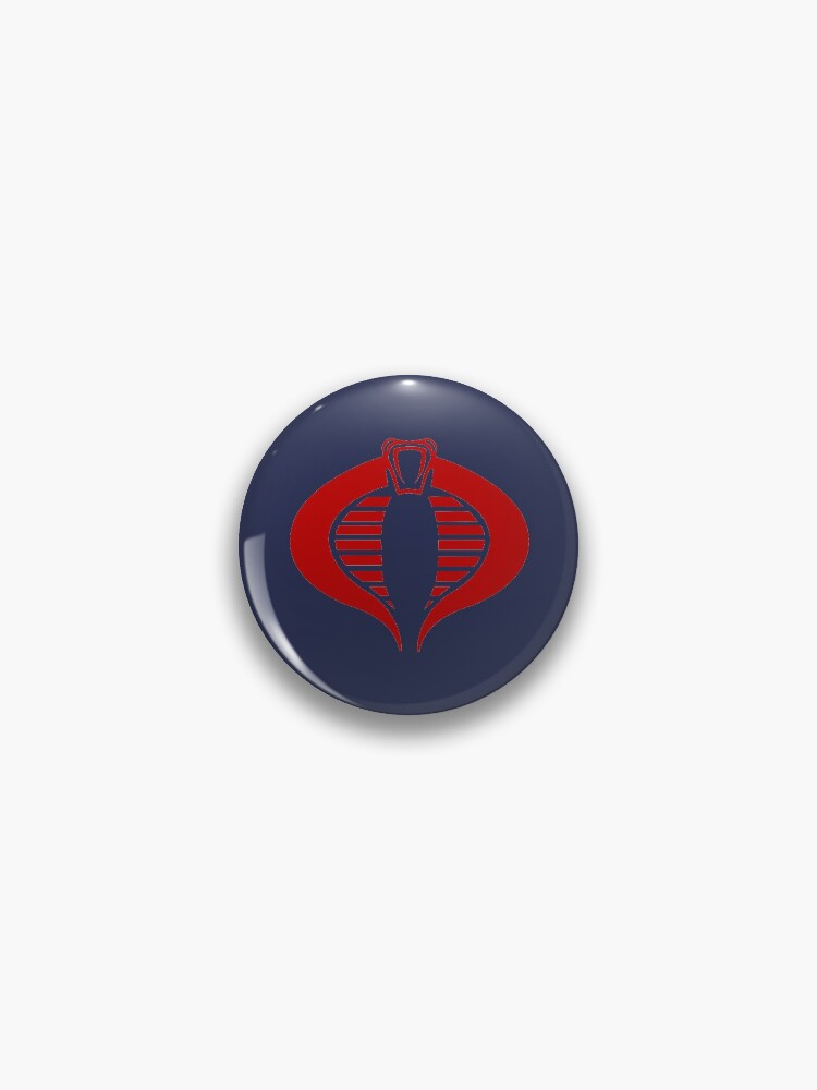 Joe Cobra Pin Button Badge Ø38mm Symbole Logo G.I 