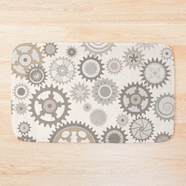 Item preview, Clock cogwheels. Retro Seamless pattern. designed and sold by MysticaLink.