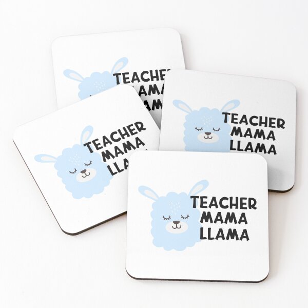 Item preview, Teacher Mama Llama Blue Design designed and sold by saminsecondary.