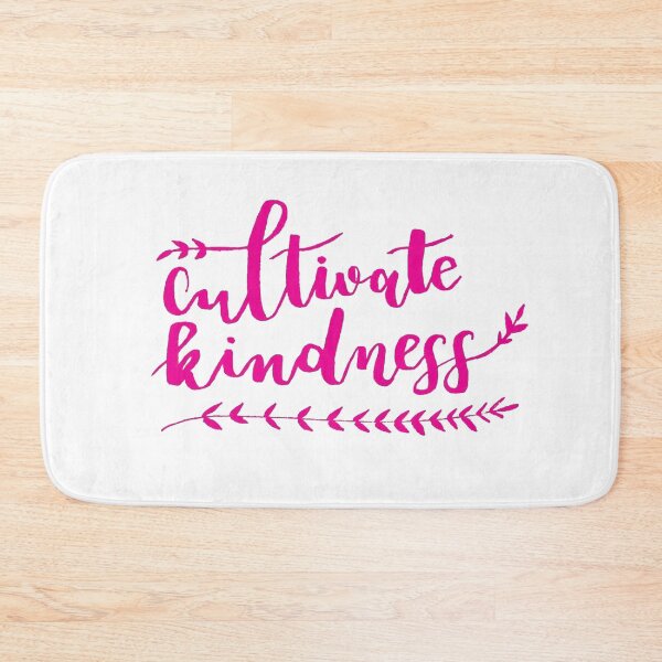 Item preview, Cultivate Kindness Positive Quote Dark Pink designed and sold by faithful-ink.