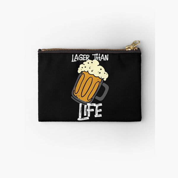 Item preview, Lager than Life. Beer. Funny Pun. Dark Background. designed and sold by shirtdan.