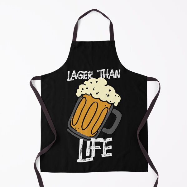 Item preview, Lager than Life. Beer. Funny Pun. Dark Background. designed and sold by shirtdan.