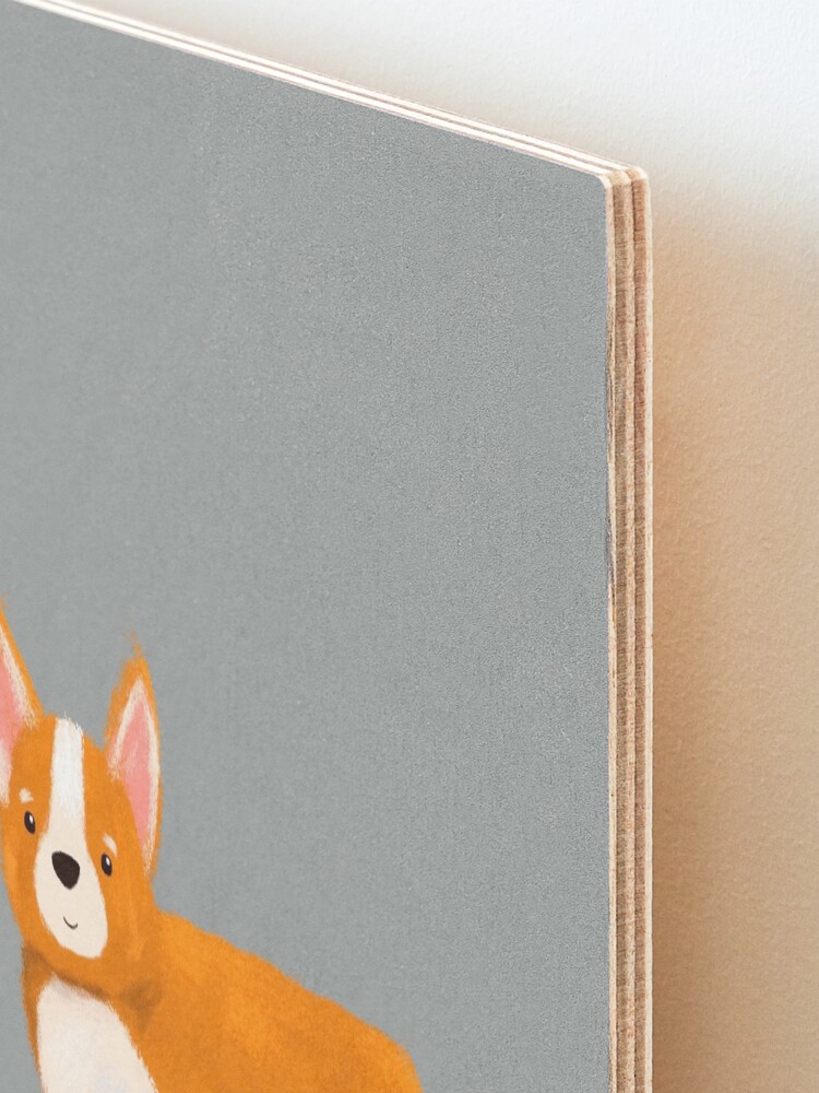 Alternate view of Corgi Mounted Print