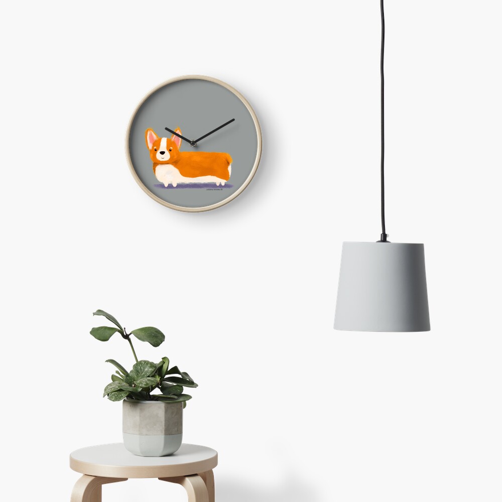 Corgi Clock