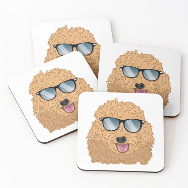 Item preview, Golden Doodle-blue designed and sold by Caitlin Godwin.