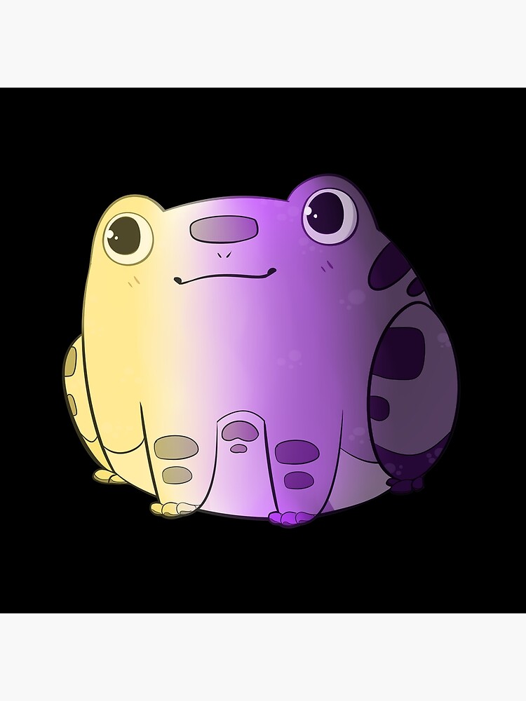 Chibi Frog Sitting - NB Flag by Sumire76