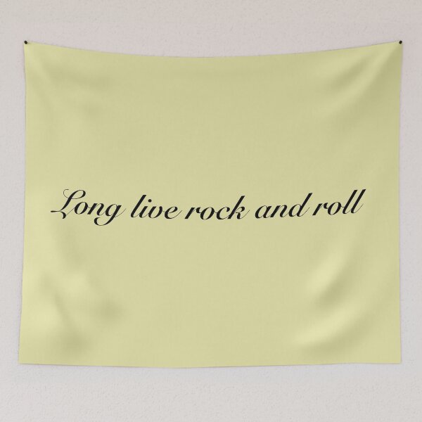 Item preview, "long live rock and roll" designed and sold by Feel-GoodPrints.