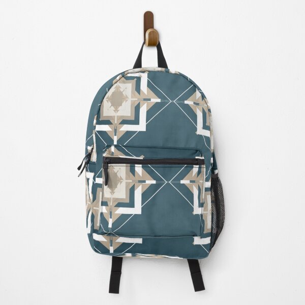 Item preview, Aqua and Taupe Mosaic Pattern designed and sold by simplydesignart.