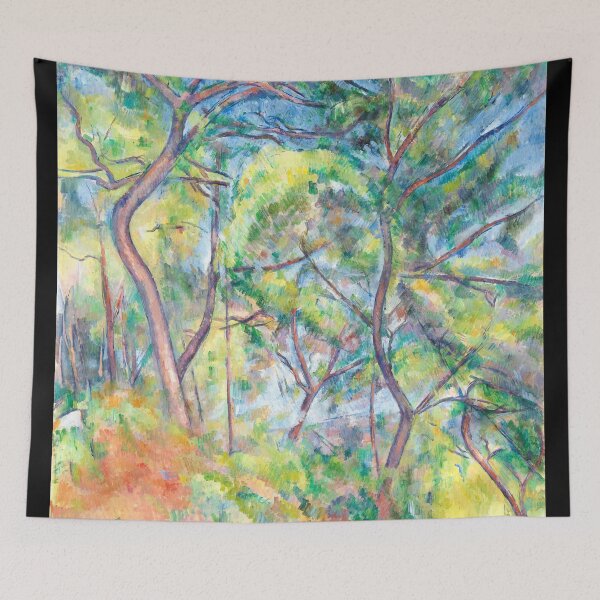 Item preview, Painting Art, Paul Cézanne Paintings Artwork, Sous-Bois designed and sold by SasyJamArt.