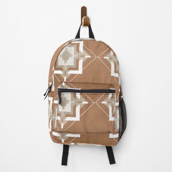 Item preview, Cinnamon and Taupe Mosaic Pattern designed and sold by simplydesignart.