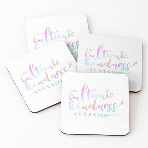 Item preview, Cultivate Kindness Positive Quote Multicolored designed and sold by faithful-ink.