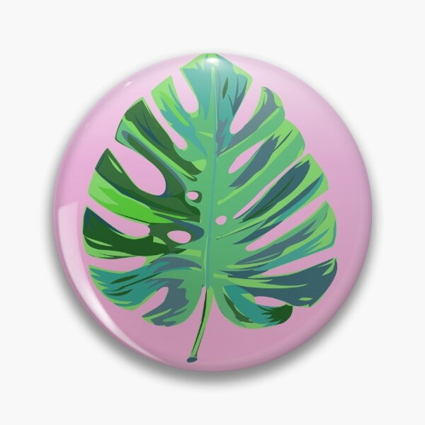 Item preview, Pink Circle Monstera Leaf  designed and sold by Biotica.
