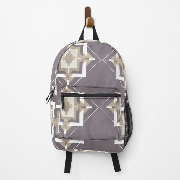 Item preview, Aubergine and Taupe Mosaic Pattern designed and sold by simplydesignart.
