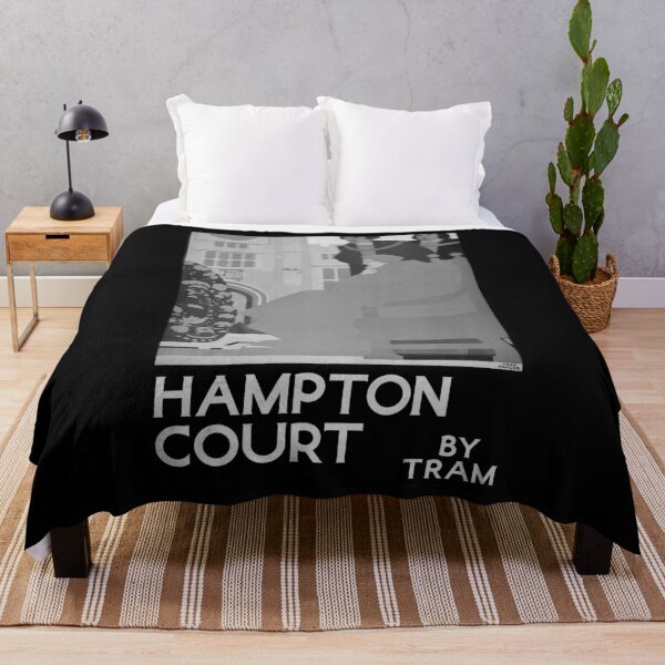 Item preview, Hampton Court Noire vintage travel poster designed and sold by stickart-marek.