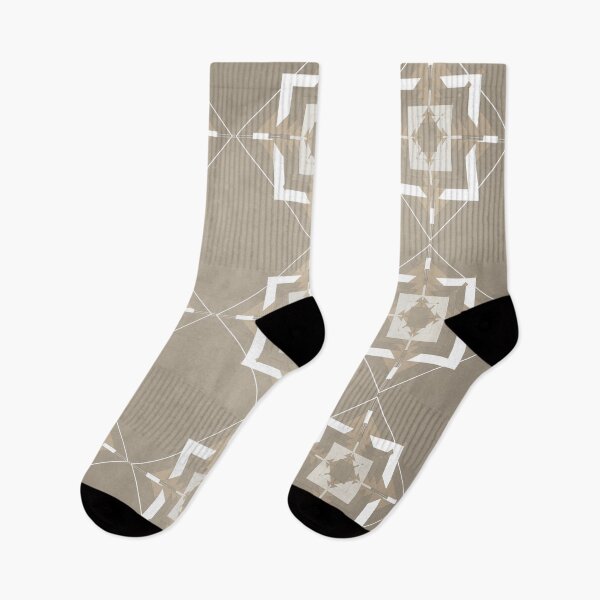 Item preview, Taupe and Ivory Mosaic Pattern designed and sold by simplydesignart.