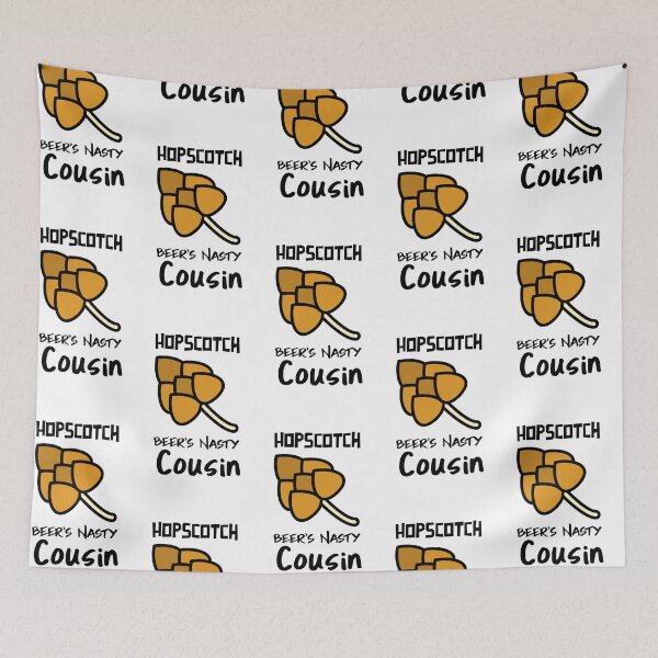 Item preview, Hopscotch Beer's Nasty Cousin. Beer. Scotch. Funny. Light Background. designed and sold by shirtdan.