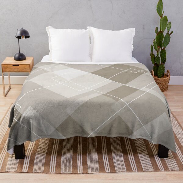 Item preview, Overlapping Diamond Design in Taupe designed and sold by simplydesignart.