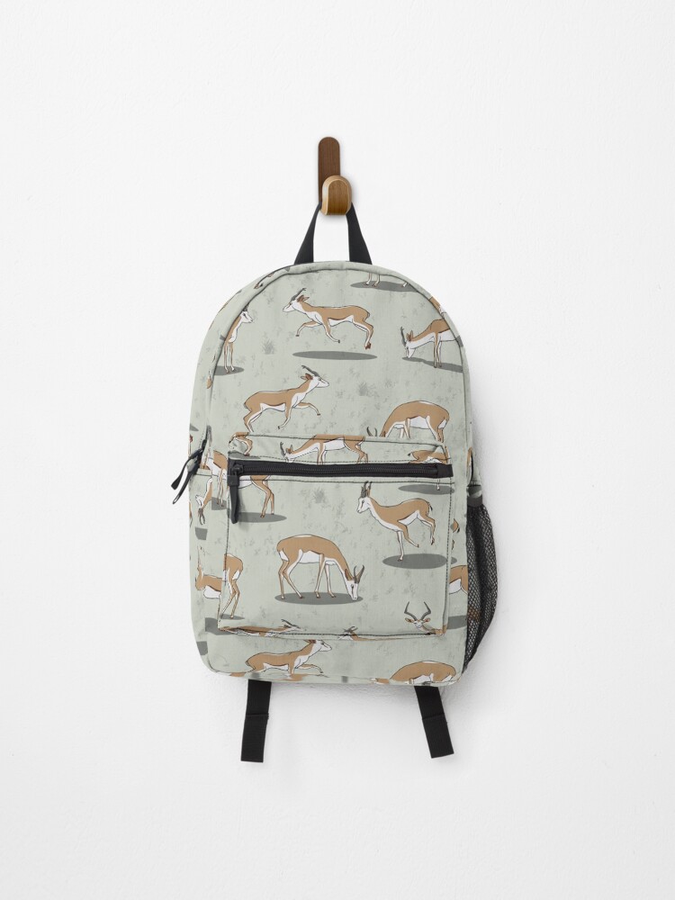 Thumbnail 1 of 3, Backpack, Springbok Pattern designed and sold by ekpatterns.