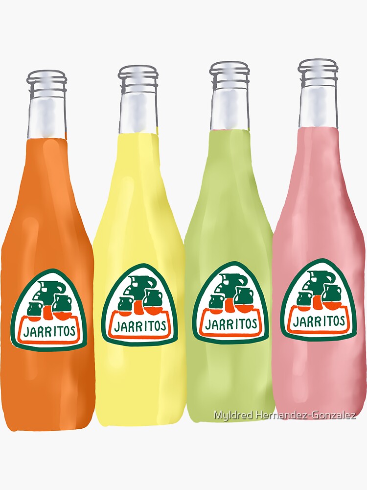 "Set of 4 Jarritos Drawing" Sticker for Sale by Mylher12 Redbubble