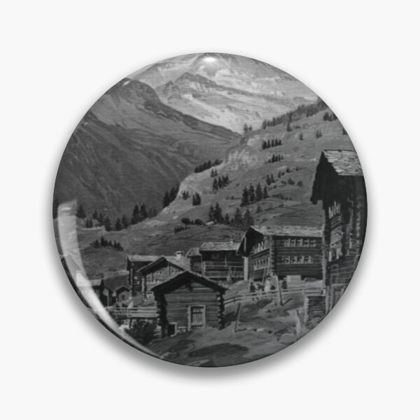 Item preview, Zermatt Noire vintage travel poster designed and sold by stickart-marek.