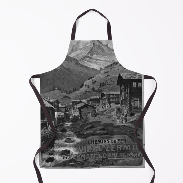 Item preview, Zermatt Noire vintage travel poster designed and sold by stickart-marek.