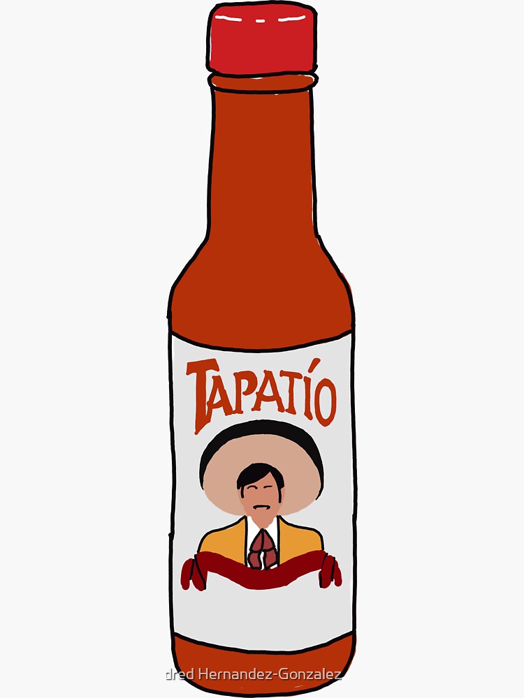 "Tapatio Bottle" Sticker for Sale by Mylher12 Redbubble