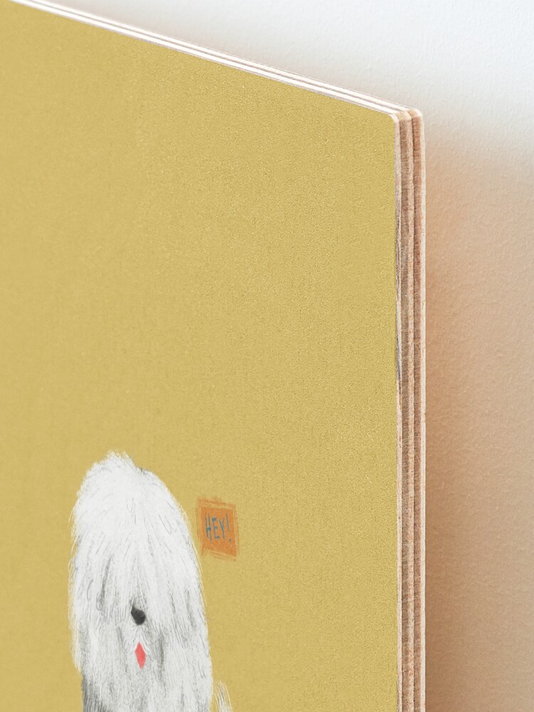 Alternate view of Old English Sheepdog Mounted Print