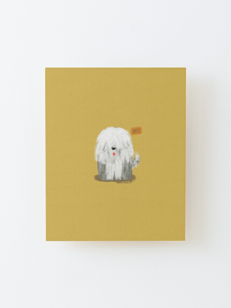 Alternate view of Old English Sheepdog Mounted Print