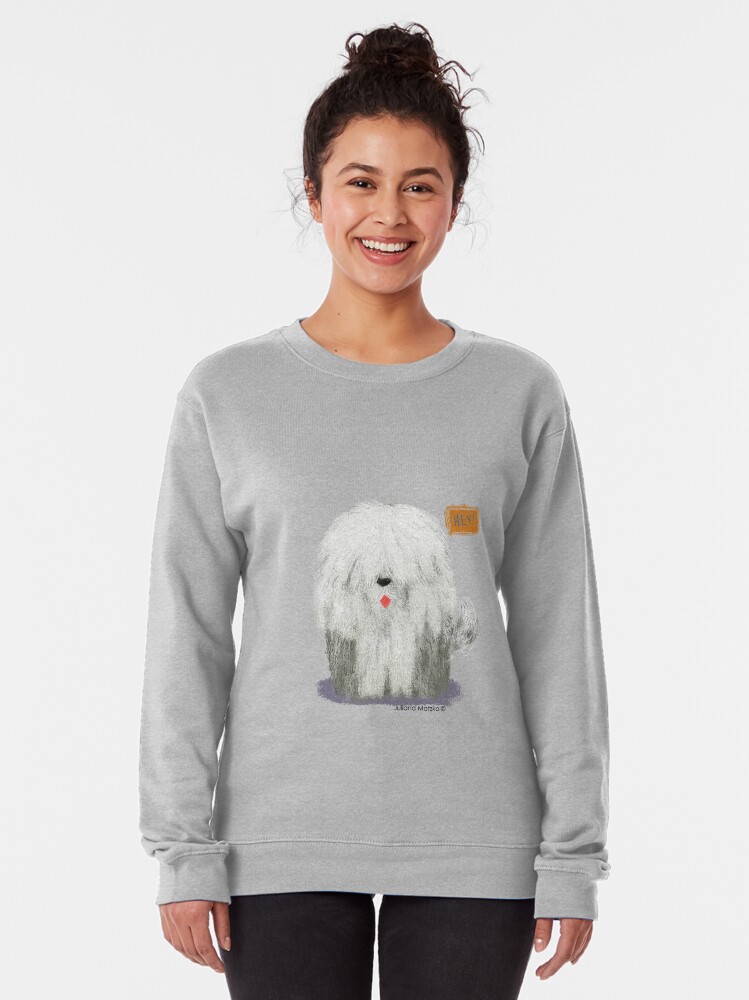 Alternate view of Old English Sheepdog Pullover Sweatshirt