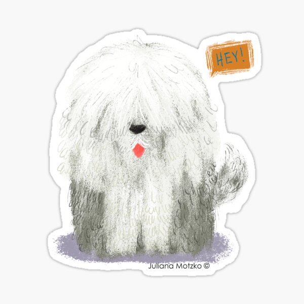 Old English Sheepdog Sticker