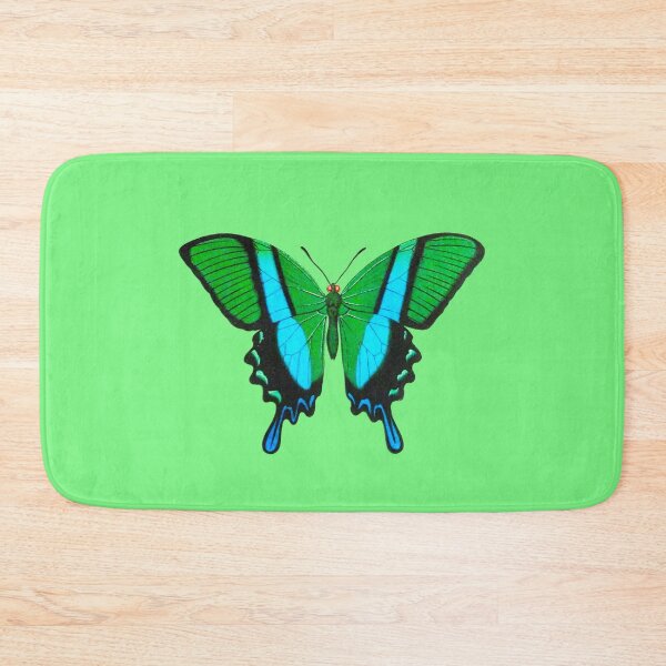 Item preview, Swallowtail Butterfly in Green, Turquoise & Black   designed and sold by Marymarice.