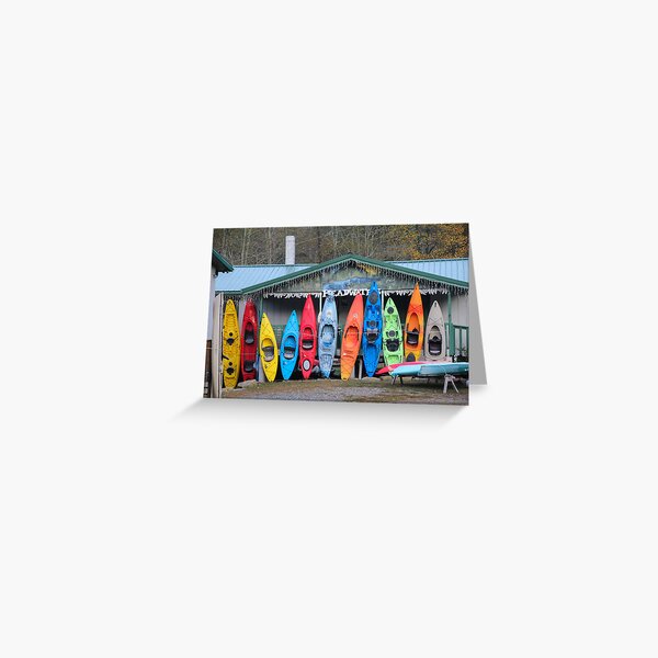 Kayak Morning Greeting Card