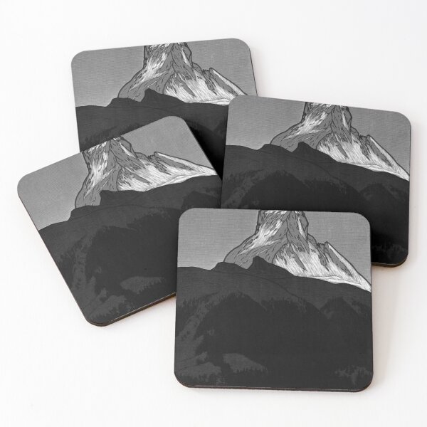 Item preview, Zermatt Noire vintage travel poster designed and sold by stickart-marek.