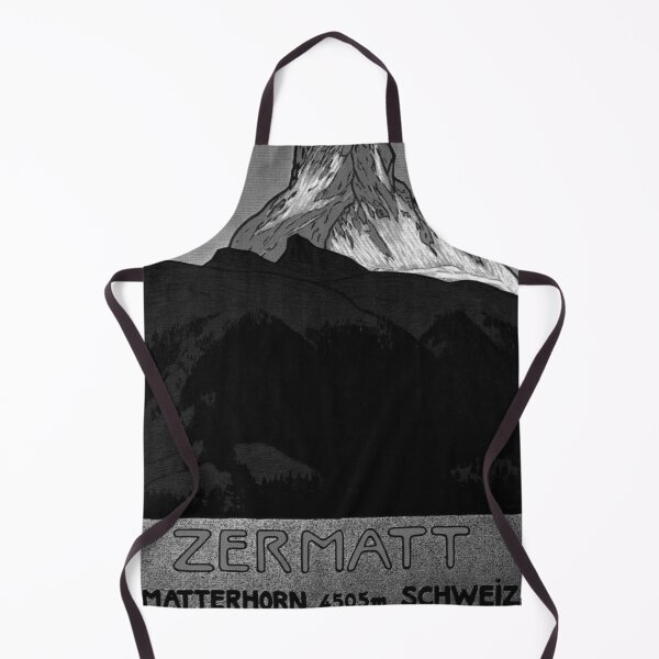 Item preview, Zermatt Noire vintage travel poster designed and sold by stickart-marek.