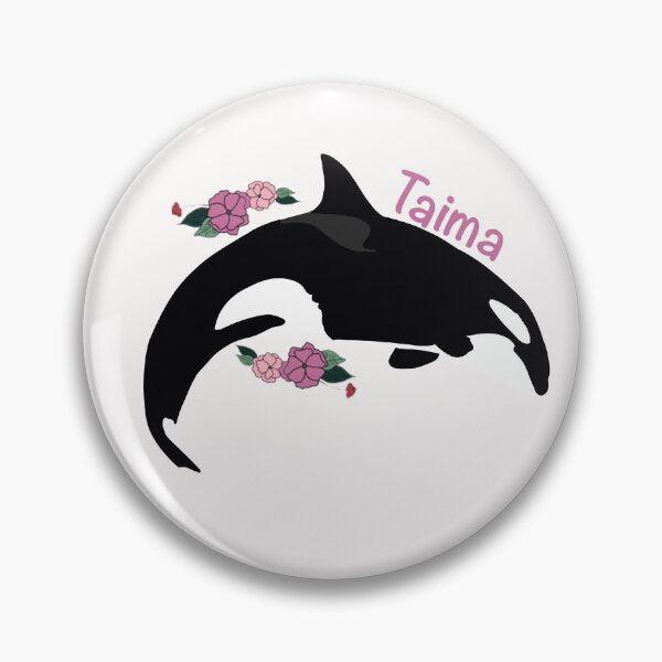 Item preview, Taima the killer whale flower art designed and sold by Animaldesigns24.