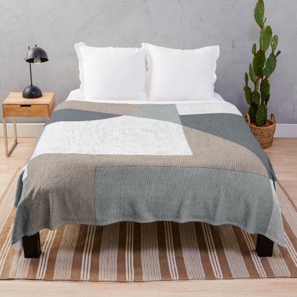 Item preview, Geometric Intersecting Circles and Rectangles in Neutral Colors designed and sold by simplydesignart.