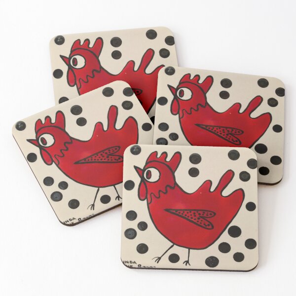 Item preview, Red Hen designed and sold by lindahineart.