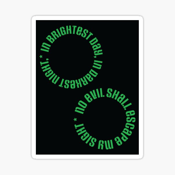 In Brightest Day Sticker