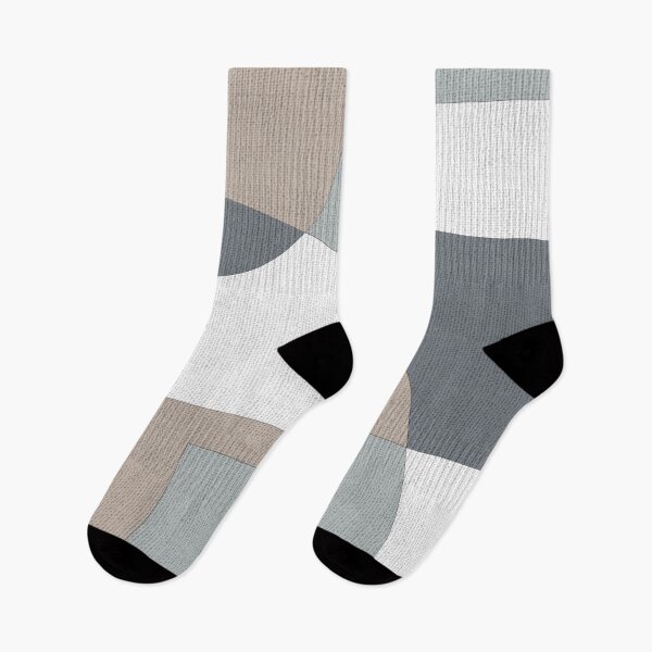Item preview, Geometric Intersecting Circles and Rectangles in Neutral Colors designed and sold by simplydesignart.