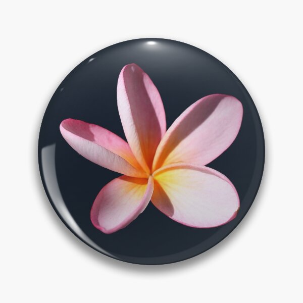 Item preview, Pink Frangipani on Dark Navy Blue designed and sold by STHogan.
