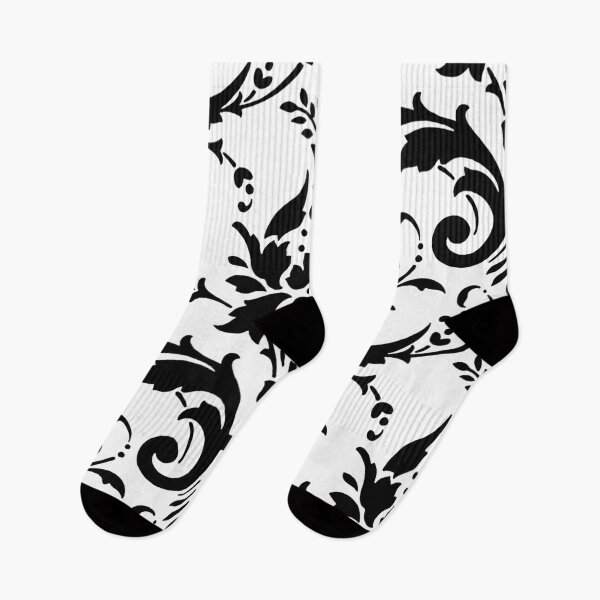 Item preview, Damask Ornate Black and White Victorian Design designed and sold by NaturePrints.