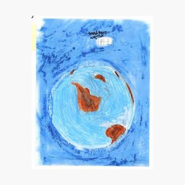 earth drowing color Photographic Print