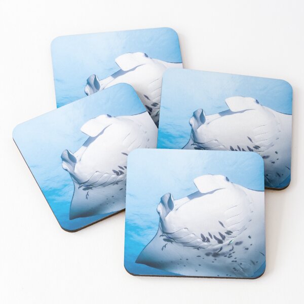 Item preview, Cute Manta ray swimming in the blue ocean designed and sold by tank200bar.