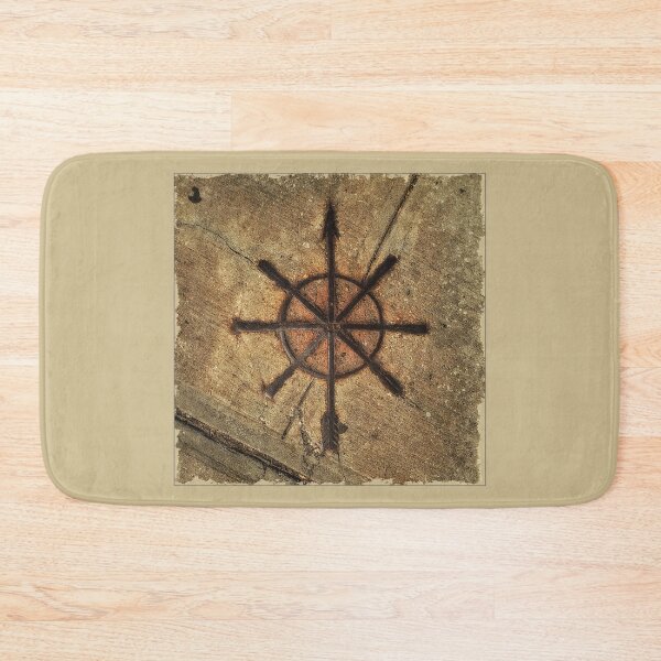 Item preview, sidewalk compass designed and sold by Val Goretsky.
