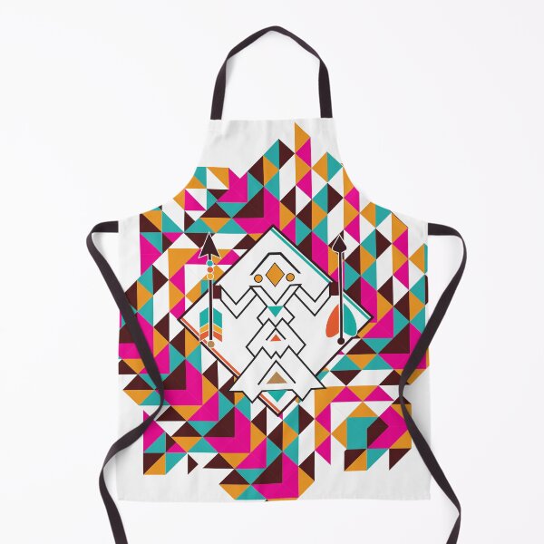 Item preview, Nubian Home Guardian Motifs on Retro Background designed and sold by Nobiya.