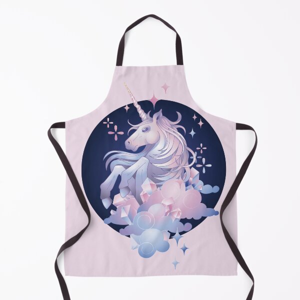 Item preview, Pastel Pink and Blue Magical Crystal Unicorn designed and sold by Pink Pineapple Works.