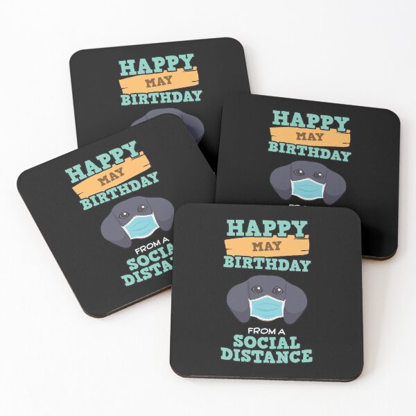 Item preview, Social Distancing Gift Happy May Birthday From A Rottweiler Social Distance designed and sold by Orange Pieces.
