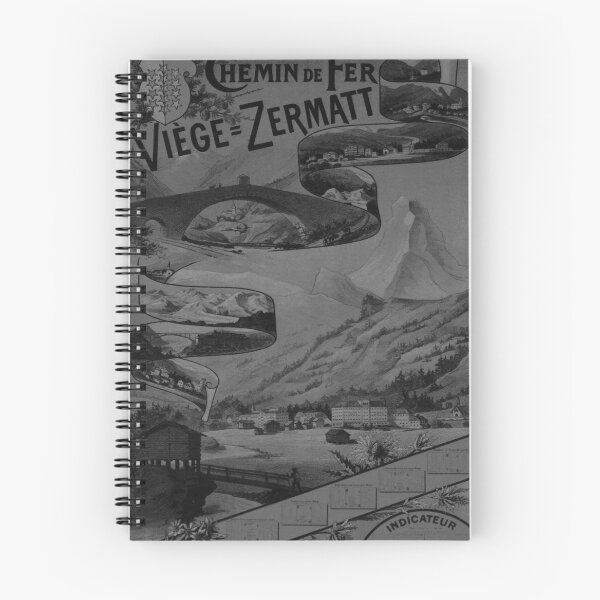 Item preview, Viege Zermatt Noire vintage travel poster designed and sold by stickart-marek.
