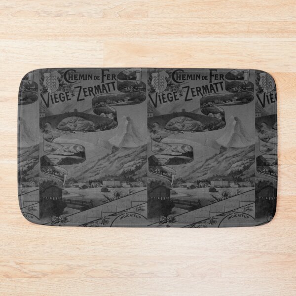 Item preview, Viege Zermatt Noire vintage travel poster designed and sold by stickart-marek.