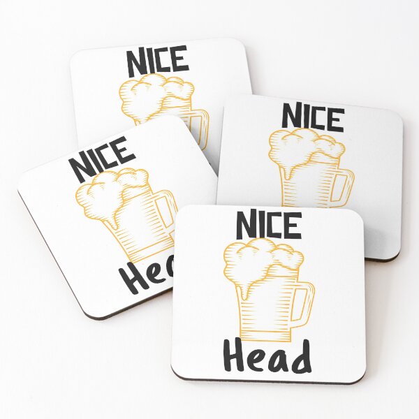 Item preview, Nice Head. Frothy Beer. Funny. Light Background. designed and sold by shirtdan.